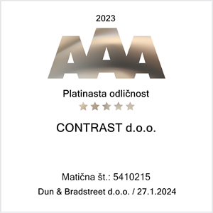 Contrast - platinasta odličnost AAA